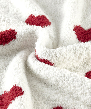 Heart Knit Belly Warmer Set de arriba y abajo