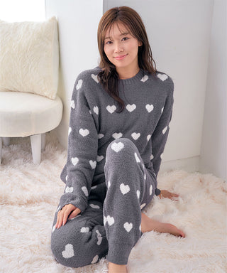 Heart Knit Belly Warmer Set de arriba y abajo