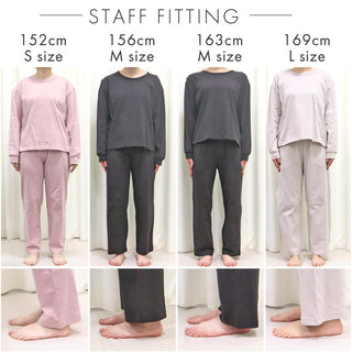 Cotton Fabric with Belly Warmer Long Sleeve Top and Bottom Set