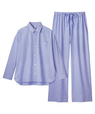 Shirt Pajamas Top and Bottom Set