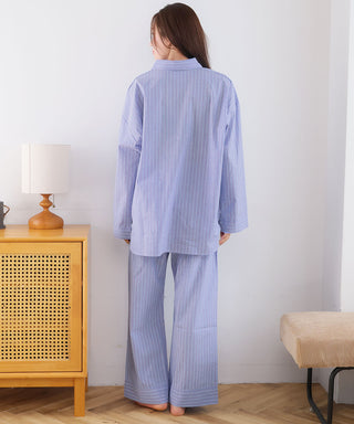 Shirt Pajamas Top and Bottom Set