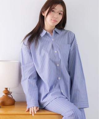 Shirt Pajamas Top and Bottom Set