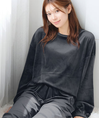Basic Stretch Soft Fleece Top and Bottom Set