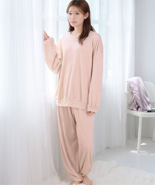 Basic Stretch Soft Fleece Top and Bottom Set