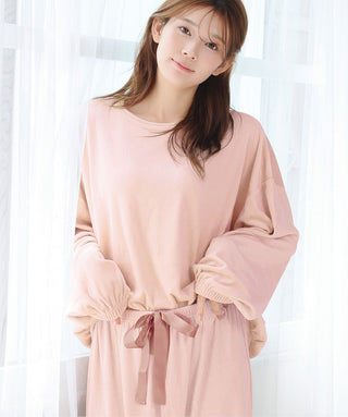 Basic Stretch Soft Fleece Top and Bottom Set