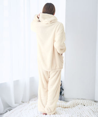 Conjunto de parte superior e inferior de polar que calienta el cuello