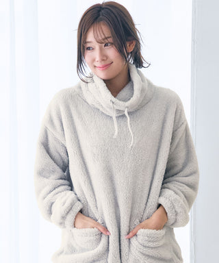 Conjunto de parte superior e inferior de polar que calienta el cuello