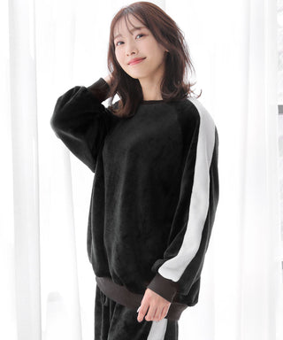 Fleece Long Sleeve Top-Bottom Set With unisex sizing