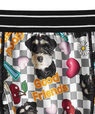 Schnauzer 3D ملصق الملاكم (الرجال)