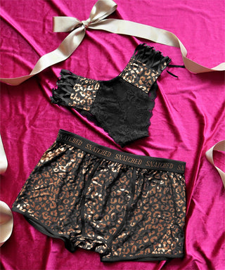 Sparkle Leopard Cheeky Panty