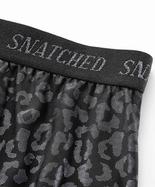 Bóxer tipo panty Cheeky con estampado de leopardo brillante (hombres)