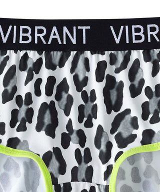 Leopard Trim Hip-Hugger Panty