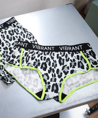 Leopard Trim Hip-Hugger Panty