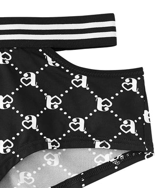 a-logo monogram cadáver-abrazador panty