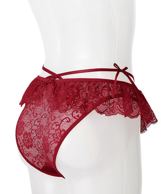 Braguitas atrevidas con cinta de encaje satinado