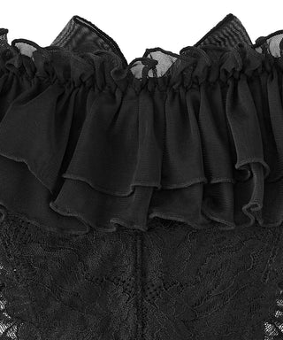 Frill Pearl Ribbon Cheeky Panty