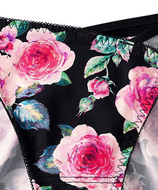 Rose Print Cheeky Panty