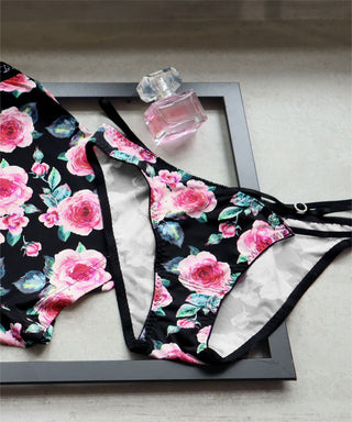 Rose Print Cheeky Panty