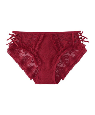 Side Ribbon Cross Bikini Panty