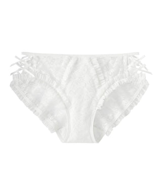 Side Ribbon Cross Bikini Panty