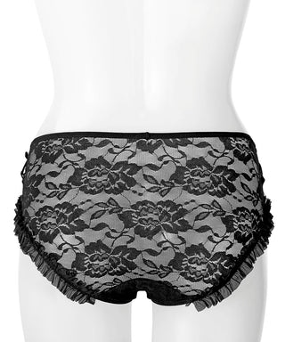 Side Ribbon Cross Bikini Panty