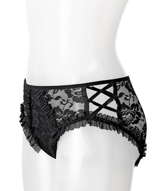 Side Ribbon Cross Bikini Panty