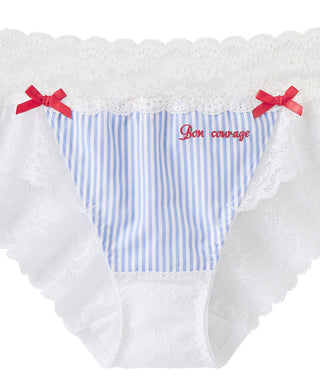 Seluar Dalam Bikini Berjalur Pautan Pasangan