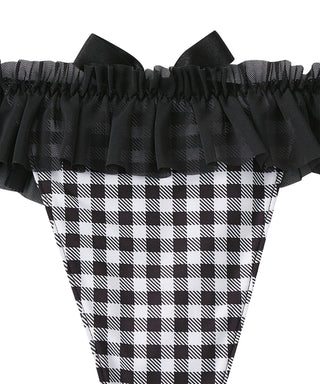 Tanga de día a cuadros