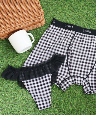 Tanga de día a cuadros