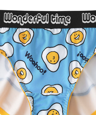 Fried Egg Print Bikini Panty