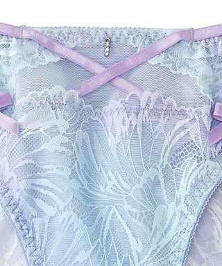 Braguitas atrevidas de encaje color aguamarina de sirena