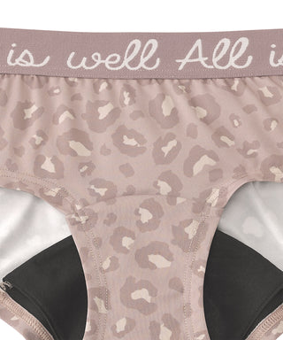 Smokey Leopard Hip-Hugger Period Panty