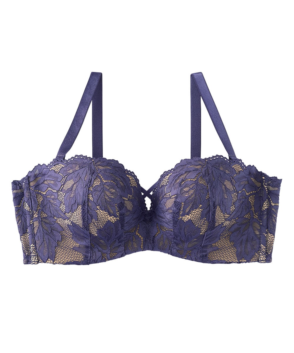 Maximum Boost Bra CHOMORI BRA(R) Demi Bra with Sexy Sheer Lace