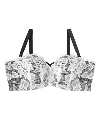 无肩带 超盛内衣 CHOMORI BRA(R) Demi胸罩与花边蕾丝