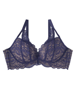 Elegant Flowery Lace Wireless Maximum Boost Bra CHOMORI BRA(R)