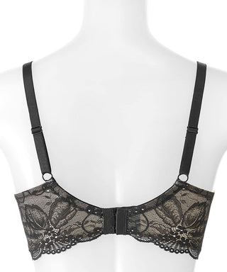 Elegant Flowery Lace Wireless Maximum Boost Bra CHOMORI BRA(R)