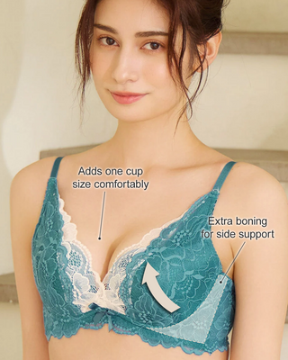 Renda Sokongan Sisi PUSH-UP Bra