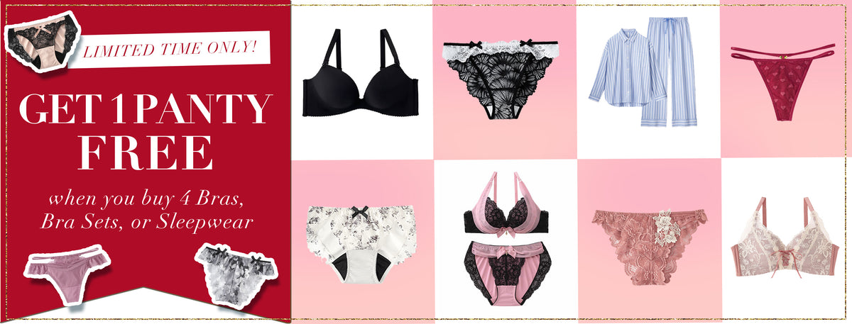 Women's Lingerie - Bras, Panties, Pajamas | aimerfeel global web shop
