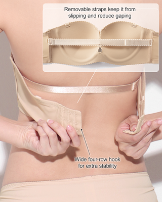Chomori Strapless Maximum Boost Bra