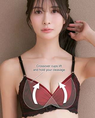 Satin Side Support Push-Up Bra