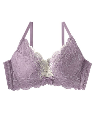 Side Slimming Lace Push-Up Bra