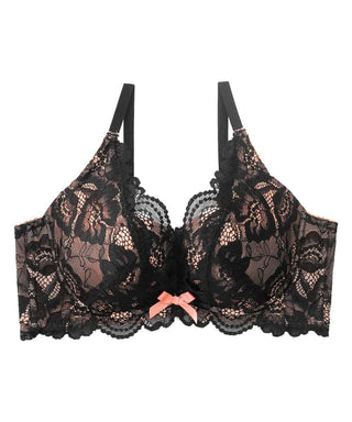 Side Slimming Lace Push-Up Bra