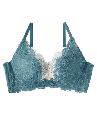 Side Slimming Lace Push-Up Bra