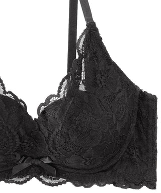 Side Slimming Lace Push-Up Bra