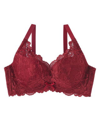 SIDE SLIMMING LACE PUSH-UP BRA (F, G, H Cup)