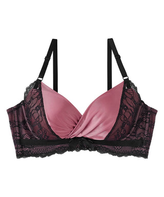 Satinado del lado adelgazante PUSH-UP Sostén