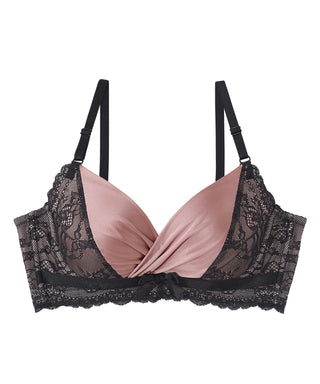 Satin Side Support Push-Up Bra