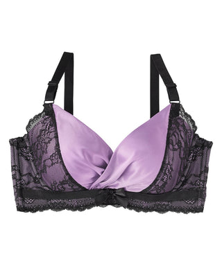 Satin Side Slimming Push-Up Bra (FGH Cup)