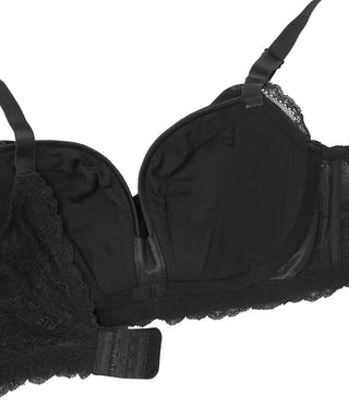 Satin Side Slimming Push-Up Bra (FGH Cup)