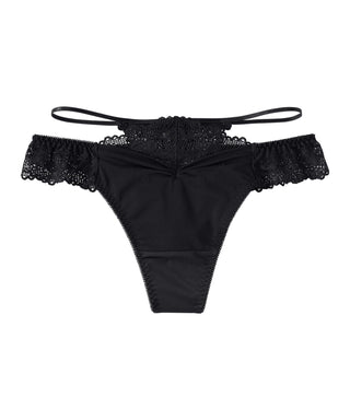 Tanga transparente en capas